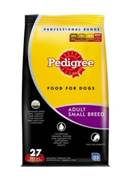 Pedigree Dog Food Adult Small Breed Professional 3Kg